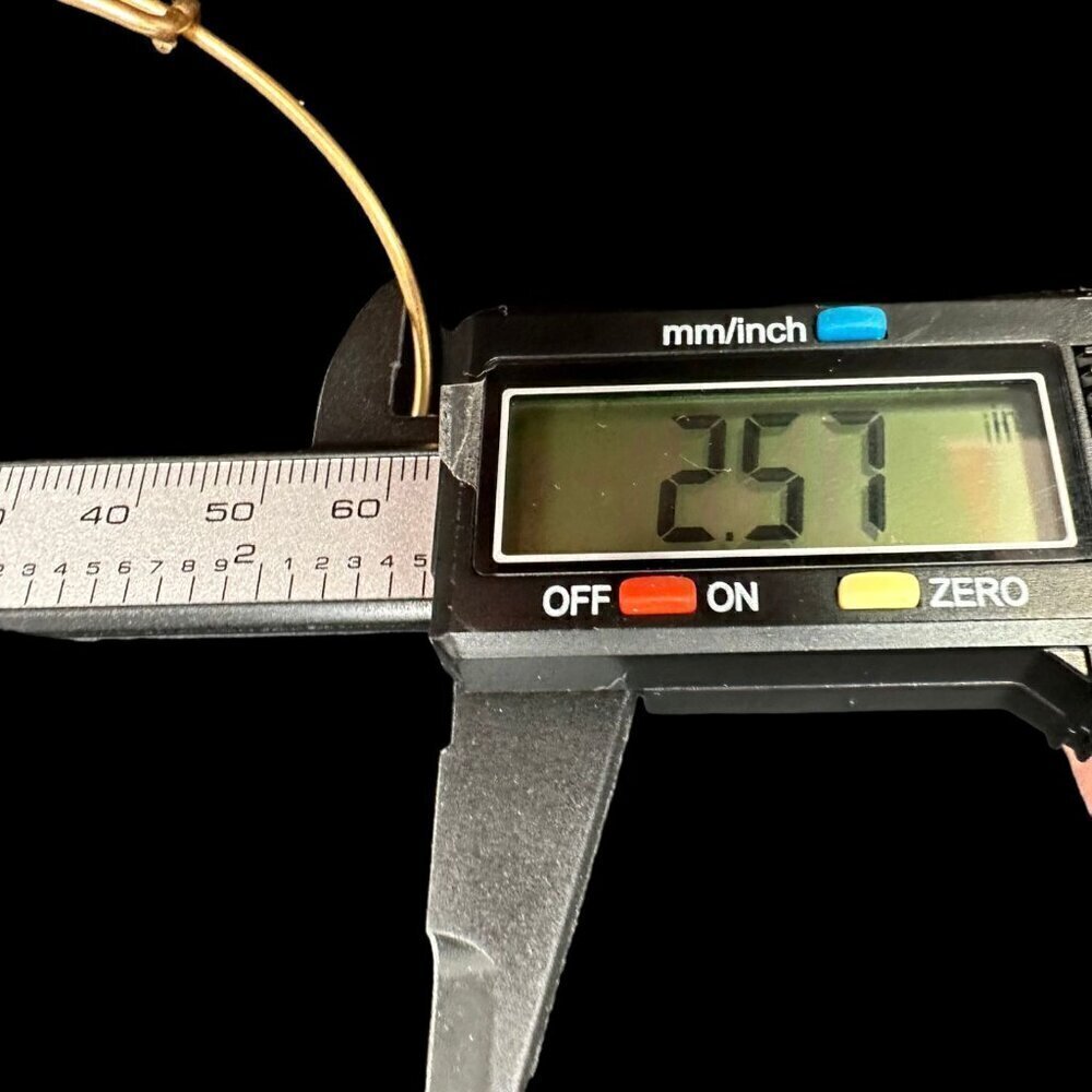 ALEX ANI Charm Bangle Bracelet Openwork Compass Rose Gold Tone Expandable Wire - Picture 12 of 12